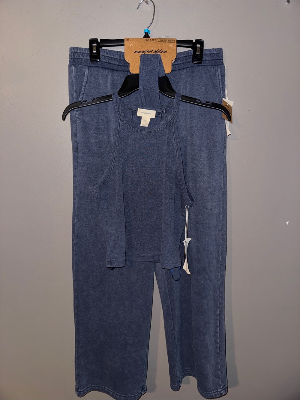 Relaxed Blue Washed Women’s Set Large